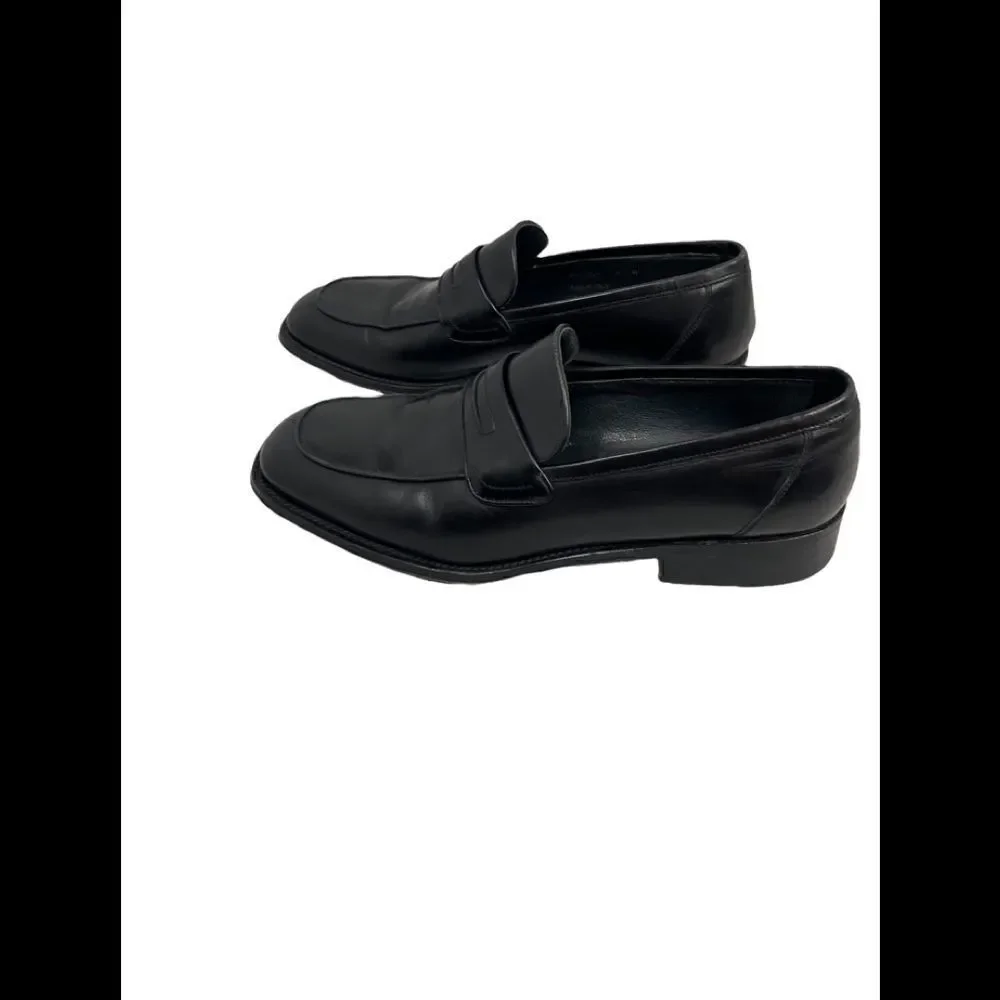Bally black leather size